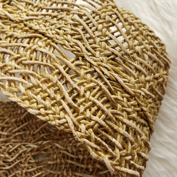 Vintage Susan Riedweg Braided Woven Wide Belt 90\'s 80\'s Boho Art-to-Wear Artisan